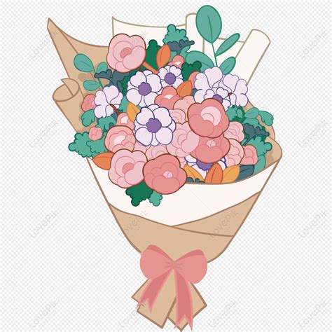 Cartoon Cute Flower Bouquet Holiday T T Bouquets Cartoon