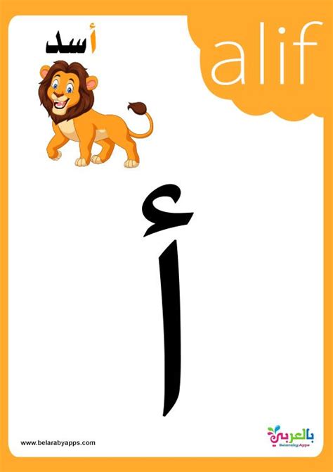Arabic Alphabet Flashcards With Pictures ⋆ بالعربي نتعلم Alphabet
