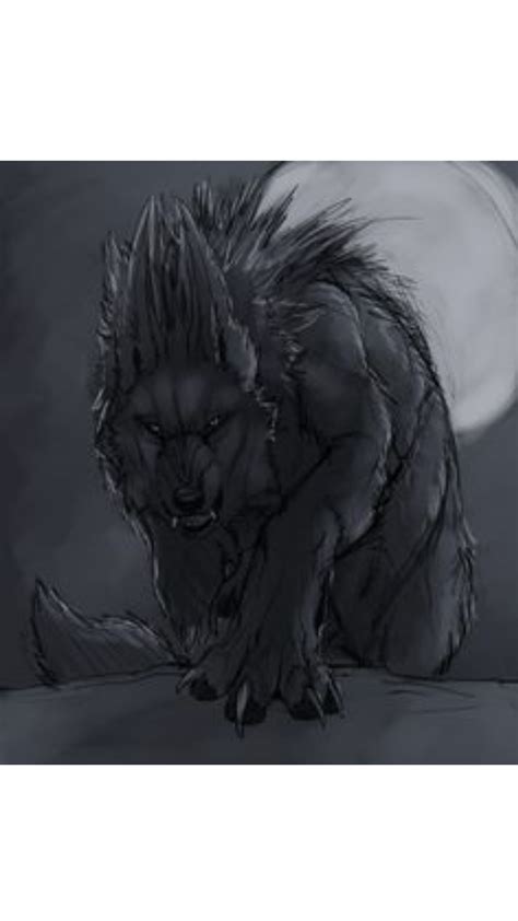Werewolf Magical Wolf Wolf Stuff Werewolf Art Canine Art Sketches