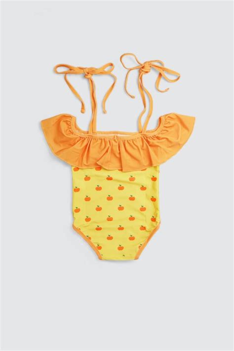 Orange Swimsuit Kiddiposh Official Little Whimsea