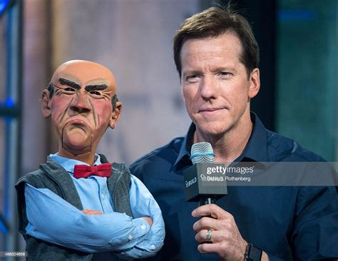 Comedian Jeff Dunham And Walter Attend The Aol Build Speaker Series
