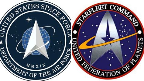 us space force logo looks like one from star trek bbc news