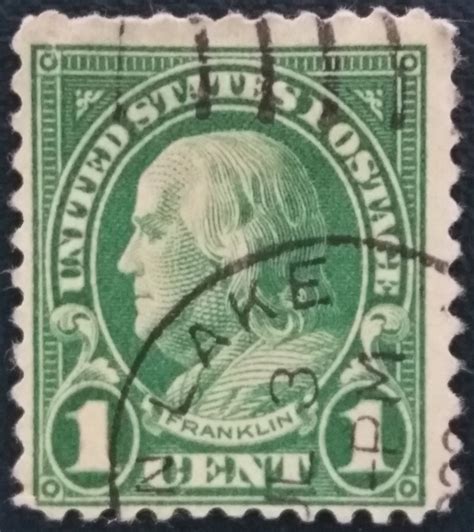 1 Cent 1923 Benjamin Franklin Benjamin Franklin United States Of