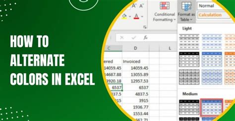 How To Alternate Colors In Excel Jazzing Up Your Spreadsheets With