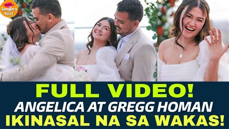 Angelica Panganiban Wedding Angelica At Gregg Homan Ikinasal Na