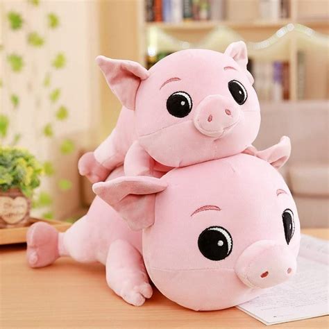 30 60cm New Pink Piggy Plush Soft Doll Toys Cute Pig Pig Pillow Baby