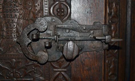 Wooden Lock Mechanism Stock Photo Image Of Safe Security 5168256