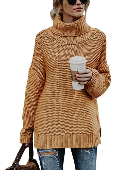 All Fall 2019 Fashion Knitted Pullover Womens Turtleneck Ladies