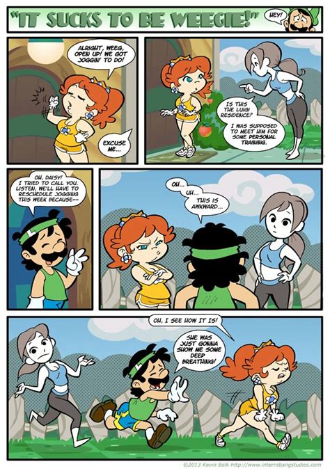 Luigi Princess Daisy And Wiifit Trainer Princess Daisy
