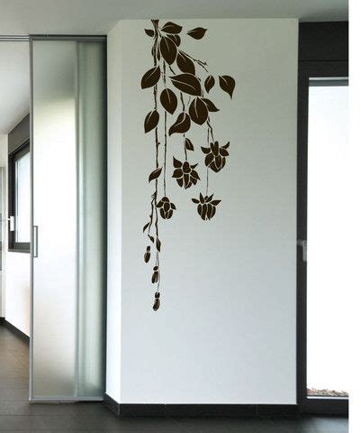 Hanging Flower Vines Vinyl Wall Decal Sticker Diy Wall