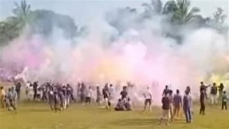 Viral Kerusuhan Pertandingan Sepak Bola Di Bogor Langsung Dihentikan Polisi