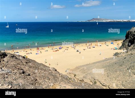 Playa De La Cera Beach Papagayo Peninsula Playa Blanca Lanzarote
