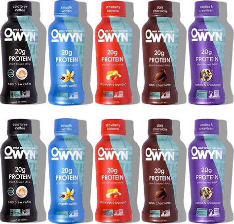 Buy Owyn 100 Plant Based Protein Shakes Dark Chocolate Cold Brew