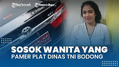 Viral Video Wanita Pamer Plat Dinas TNI Palsu 3423 00 Begini Nasibnya