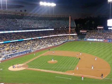 Dodger Stadium Section 20rs Home Of Los Angeles Dodgers