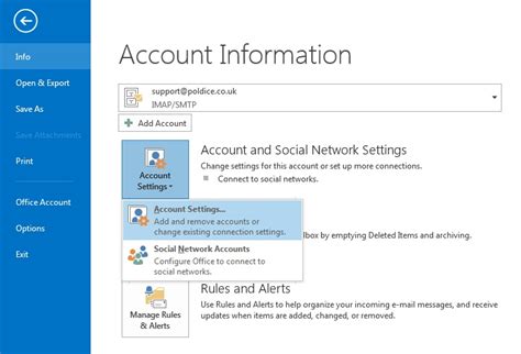 Adding An Account To Microsoft Outlook Email Cloudabove