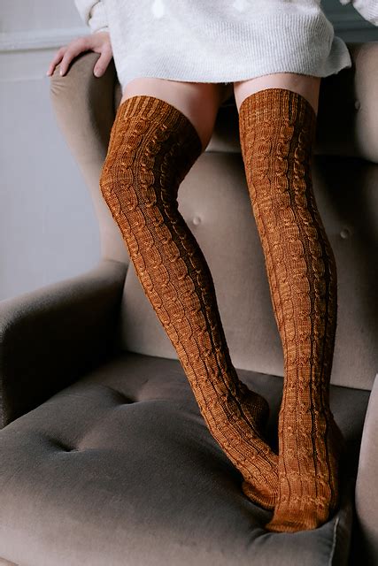 cabled over knee socks pattern by zyaparova masha knit shirt pattern sock patterns over knee