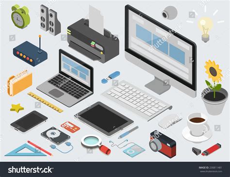 Computer Peripherals Out Images Stock Photos Vectors Shutterstock