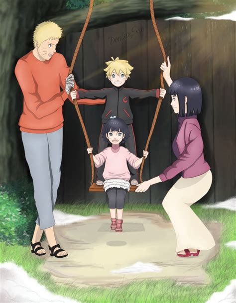 Hinata Hyuga And Naruto Uzumaki Family Hinata Hyuga Fan Art Fanpop Page