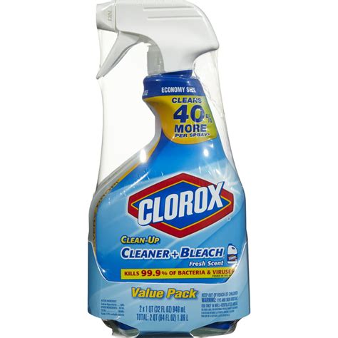 Clorox Clean Up All Purpose Cleaner With Bleach Spray Bottle Fresh
