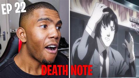 First Time Watching Death Note Death Note Episode 22 Reaction