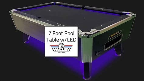 Black Led Lighted Pool Table Rental Dallas Party Rental
