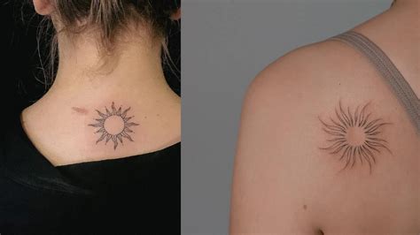Top Sun Tattoo On Neck In Eteachers