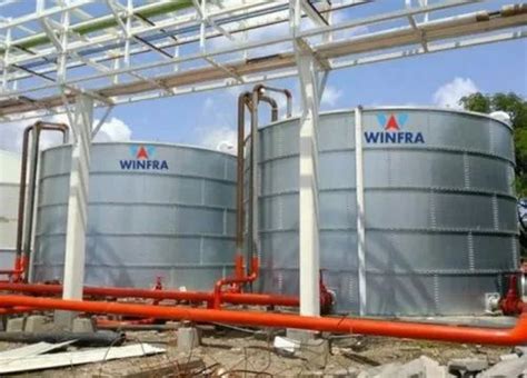 Winfra Manual Mild Steel Water Storage Tank 200 Psi 50 Feet At Rs