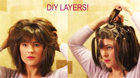 How To Cut Your Own Layers DIY Degree Haircut Method For Long