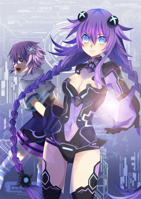 Hyperdimension Neptunia Neptune Purple Heart Cô Gái Phim Hoạt Hình Anime Hình ảnh