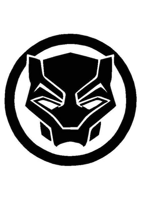 Black Panther Logo Symbol Vinyl Decal Sticker Free Shipping Etsy