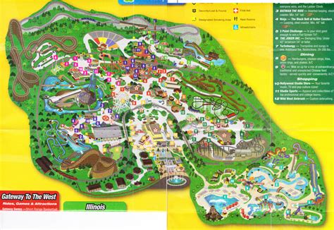 Six Flags St Louis Park Map The World Map