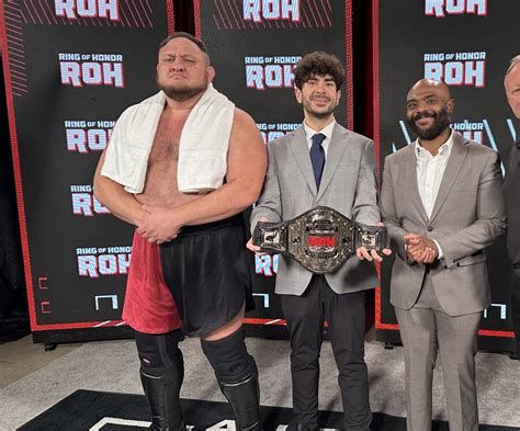Samoa Joe Presented With New Roh World Television Championship Sescoops
