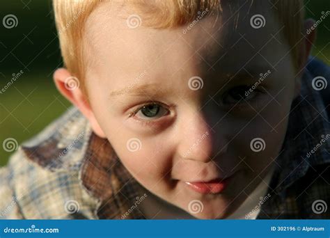 Cute Young Redheaded Child Stock Photo Image Of Smile 302196