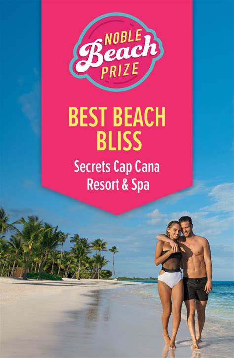 2018 noble beach prize secrets cap cana resort and spa secrets cap cana resort spa beach