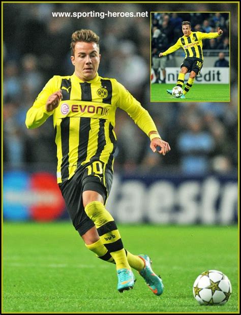 Mario Gotze 2012 2013 Champions League Borussia Dortmund Sports