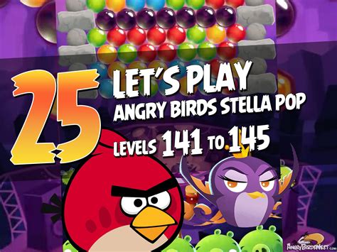 Angry Birds Stella Pop Levels 141 To 145 Walkthroughs Angrybirdsnest