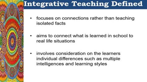 Integrative Teaching