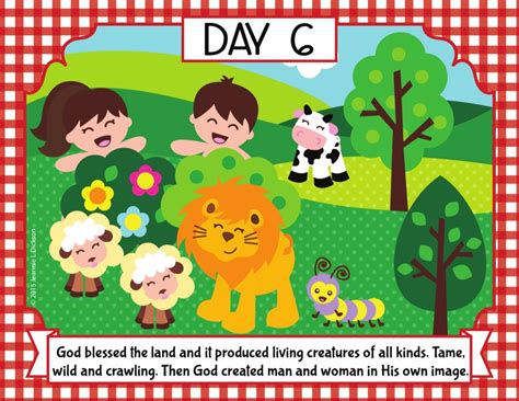 22 The Seven Days Of Creation Story Free Coloring Pages