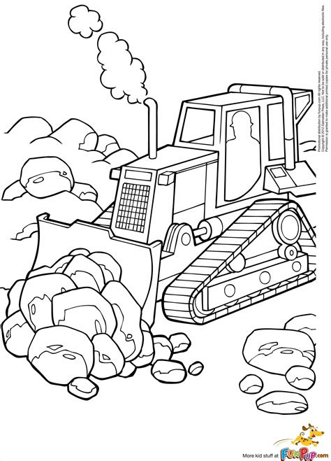 Construction Coloring Pages At Free Printable