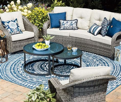 From updating those old patio chairs that have seen better days to finding the perfect storage solution for outdoor odds and ends, there's a lot that goes into getting things up and running. Wilson & Fisher Lakewood Medallion Indoor/Outdoor Area Rug ...