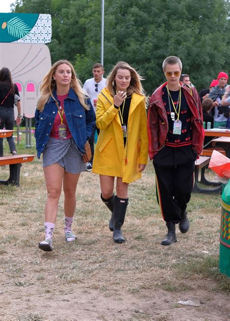 Margot Robbie And Cara Delevingne At Glastonbury Festival 2017 06232017 Hawtcelebs