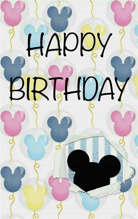 Divertidas Tarjetas De Cumpleaños De Mickey Para 5 Años Feliz