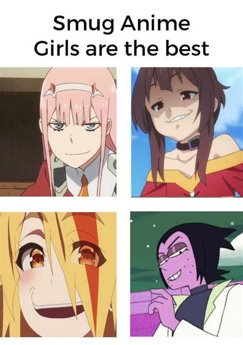 Smug Anime Girls Who Doesn T Love Smug Anime Faces