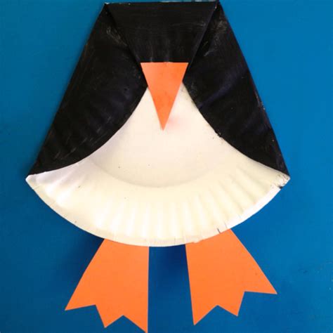 Make A Paper Plate Penguin Winter Crafts For Kids Paper Plate Crafts