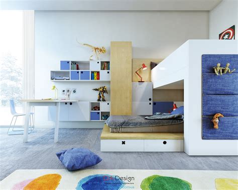 We gathered for you some ideas that can help you with this challenge. Colorful Kids Room Designs with Plenty of Storage Space