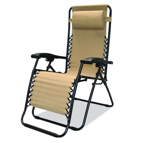 Zero gravity chairs are recliners designed to suspend your body in a neutral posture where your feet are elevated in alignment with your heart. Beige Texteline Zero Gravity Chair | Enviro Lights