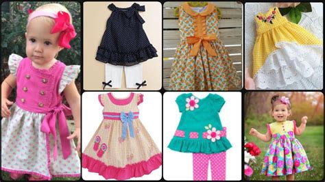 Latest And Comfortable Summer Lawn And Cotton Casual Baby Frocks Designs