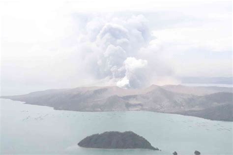The Taal Volcano Erupts In Philippine Capital Showering Manila With