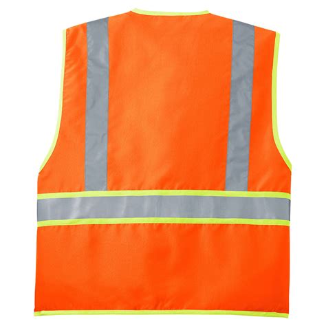 Cornerstone Safety Orange Ansi 107 Class 2 Dual Color Safety Vest